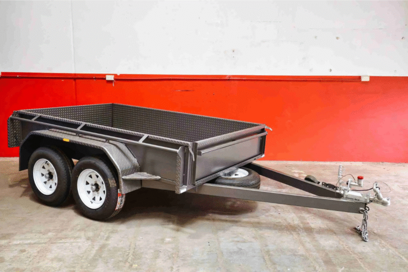 7x5 Heavy Duty Tandem Box Trailer