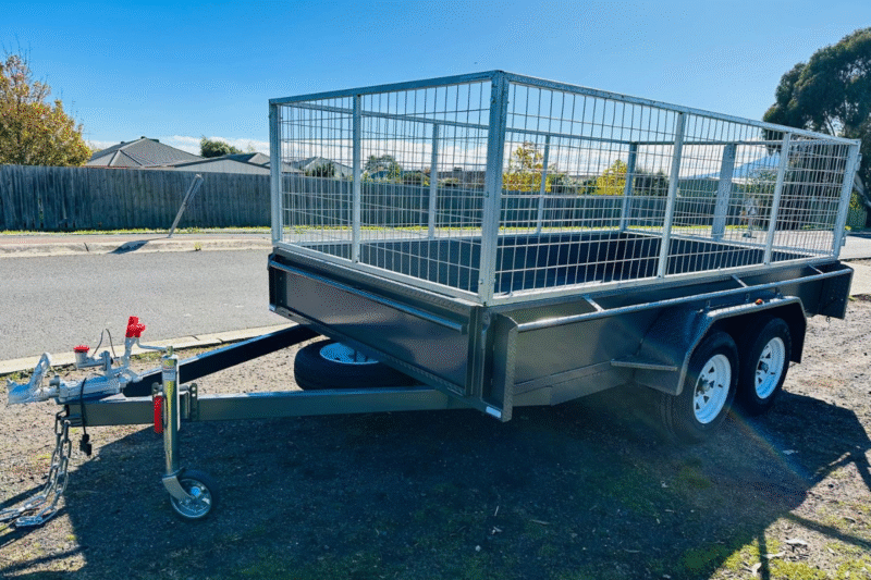 10x6 Tandem Cage Trailer With 3ft High Cage