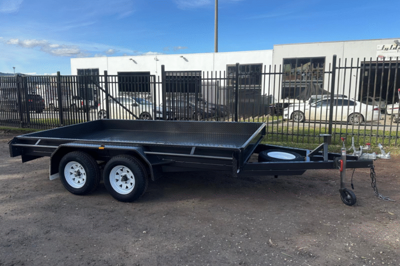 12×6’6″ Box Car Carrier Trailer