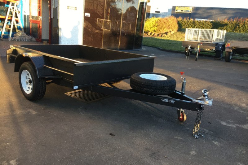 7x5 Box Trailer Single Axle