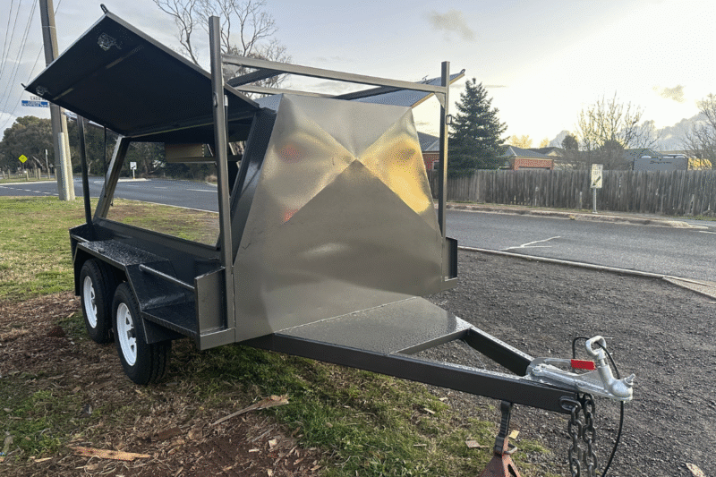 8x5 Tandem Single Piece Tradesman Top Trailer